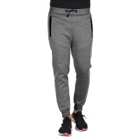 COOPER TRACK, mélange men’s jogging pants, ash