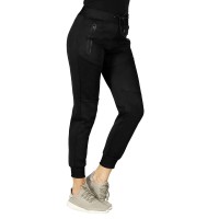 COOPER TRACK LADY, mélange women’s jogging pants, black