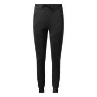 COOPER TRACK LADY, mélange women’s jogging pants, black