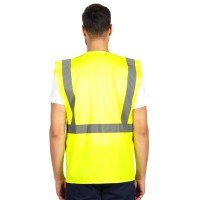 SPARK, unisex hi viz safety vest, neon yellow