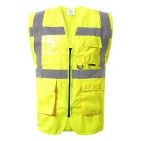 SPARK, unisex hi viz safety vest, neon yellow