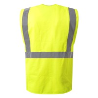 SPARK, unisex hi viz safety vest, neon yellow
