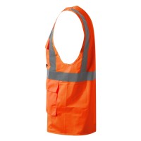 SPARK, unisex hi viz safety vest, neon orange