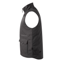 HAMMER VEST, workwear bodywarmer dark gray