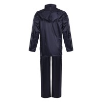 TOTAL, waterproof rain set jacket and pants, blue