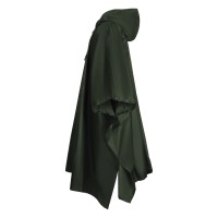 PONCHO, waterproof raincoat, green