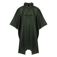 PONCHO, waterproof raincoat, green