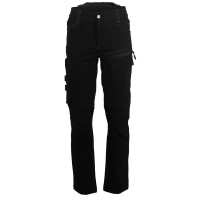 PANTHER PANTS W, elastic work pants, black