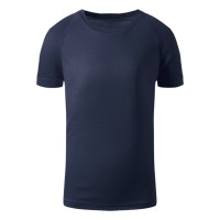 RECORD KIDS, kids sports t-shirt, 100% polyester, blue