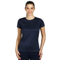 TEE LADY, women's t-shirt, 100% polyester, blue