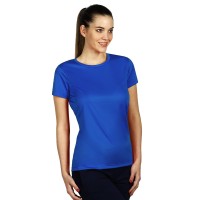 TEE LADY, women's t-shirt, 100% polyester, royal blue