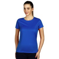 TEE LADY, women's t-shirt, 100% polyester, royal blue