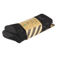 AERO, work socks made of recycled cotton, 3 pcs, dark gray