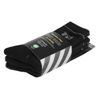 COMODO, work socks made of cotton and polyamide, 3 pcs, dark gray