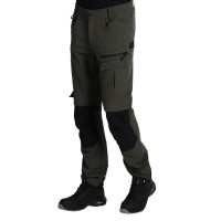 PANTHER PANTS W, elastic work pants, olive