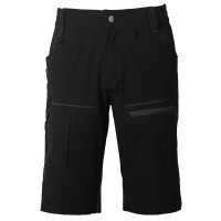 PANTHER BERMUDA, elastic work bermuda, black