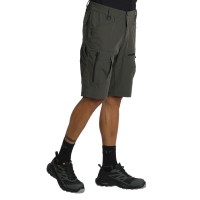 PANTHER BERMUDA, elastic work bermuda, olive