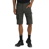 PANTHER BERMUDA, elastic work bermuda, olive