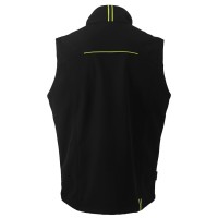 PANTHER VEST, softshell bodywarmer, neon yellow