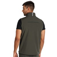 PANTHER VEST, softshell bodywarmer, olive