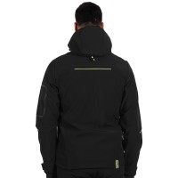 PANTHER JACKET, softshell hooded jacket, neon yellow