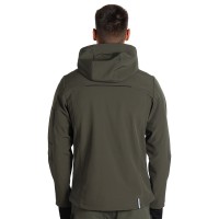 PANTHER JACKET, softshell hooded jacket, olive