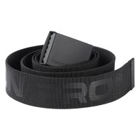 PATENT, stretchable belt, black