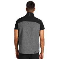 PANTHER GREY VEST, softshell bodywarmer, black