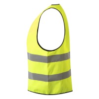 GLOW, unisex fluorescent safety reflective vest, neon yellow