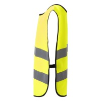 GLOW KID, kid's fluoroscent safety reflective vest, neon yellow