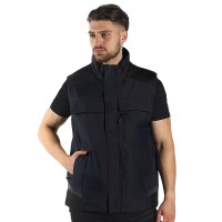 GRANIT VEST, workwear bodywarmer, blue