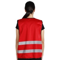 GLOW COLOR, workwear vest, red