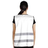 GLOW COLOR, workwear vest, white