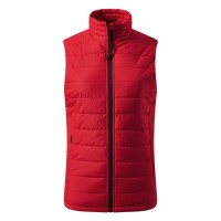 NOVA WOMEN, women’s padded winter vest, red