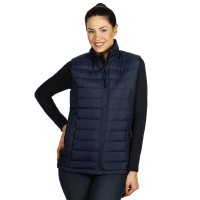 NOVA WOMEN, women’s padded winter vest, blue