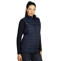 NOVA WOMEN, women’s padded winter vest, blue
