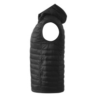 JET MEN, hooded bodywarmer, black
