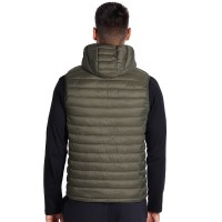 JET MEN, hooded bodywarmer, olive