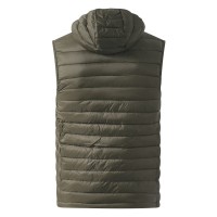 JET MEN, hooded bodywarmer, olive