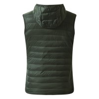 JET WOMEN, women's hooded body warmer, olive