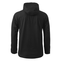 BLACK PEAK, softshell jacket, fully zippered with hood, black