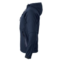 BLACK PEAK, softshell jacket, fully zippered with hood, blue