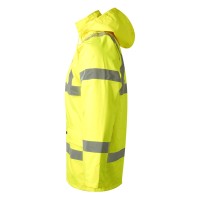TRAFFIC, hi viz winter parka neon yellow
