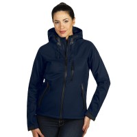 BLACK PEAK WOMEN, women’s softshell hooded jacket blue