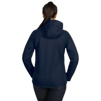 BLACK PEAK WOMEN, women’s softshell hooded jacket blue