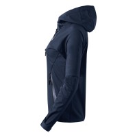 BLACK PEAK WOMEN, women’s softshell hooded jacket blue