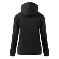 BLACK PEAK WOMEN, women’s softshell hooded jacket black