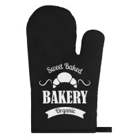 PEPPER GLOVE, oven mitten, black