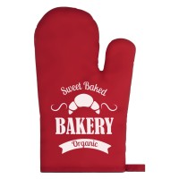 PEPPER GLOVE, oven mitten, red
