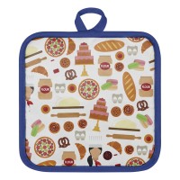 SALT PAD, potholder, royal blue